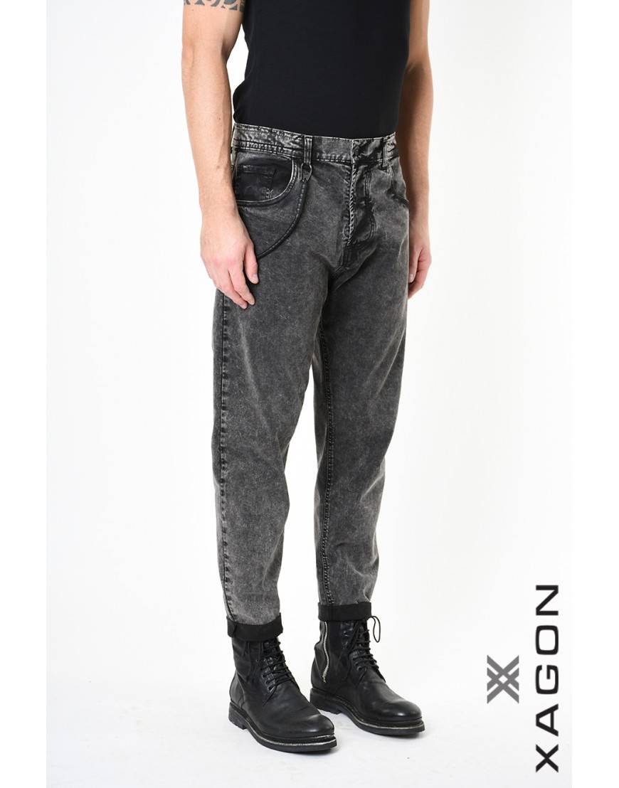 La haine inside us PANTALONE 2CR2013 Nero Moda