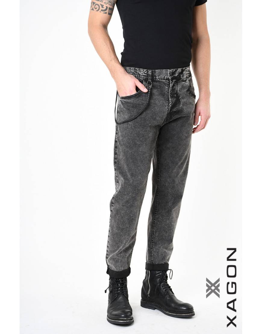 La haine inside us PANTALONE 2CR2013 Nero Moda