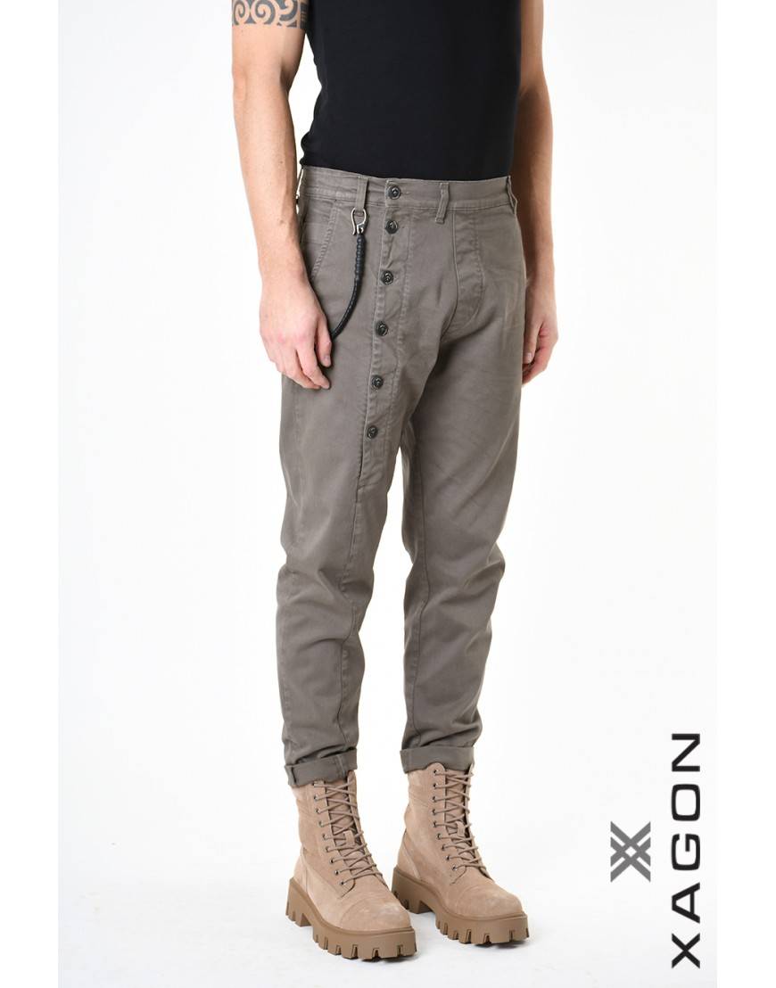 La haine inside us PANTALONE 2CR2014 Fango Prezzo di fabbrica