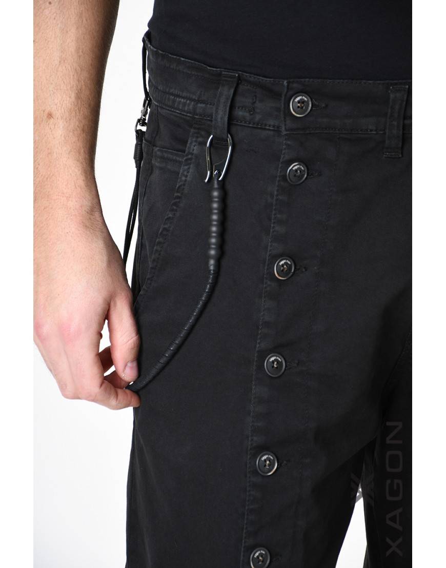 La haine inside us PANTALONE 2CR2014 Nero Offerta speciale