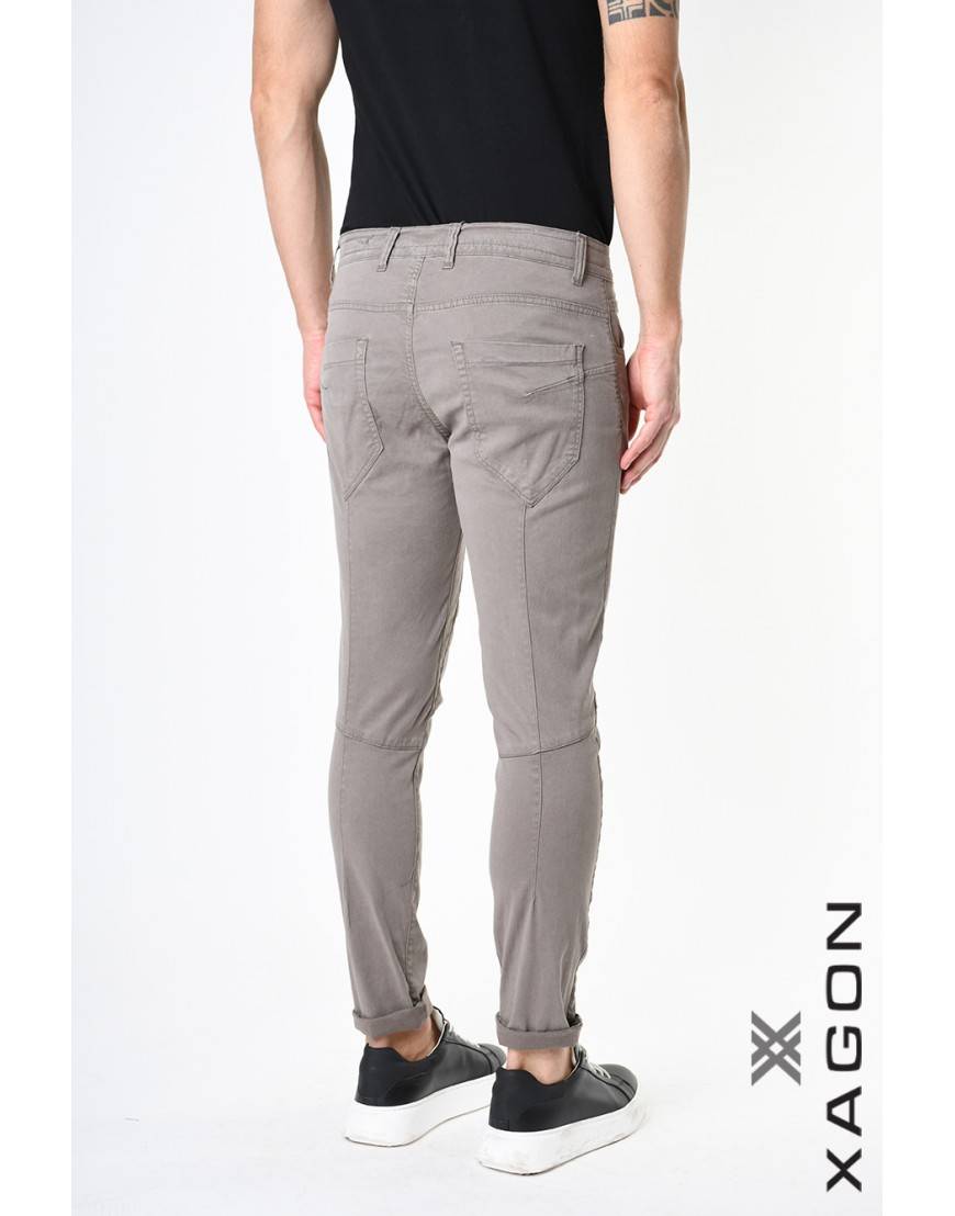La haine inside us PANTALONE 2CR9004 Fango Comprare a buon mercato