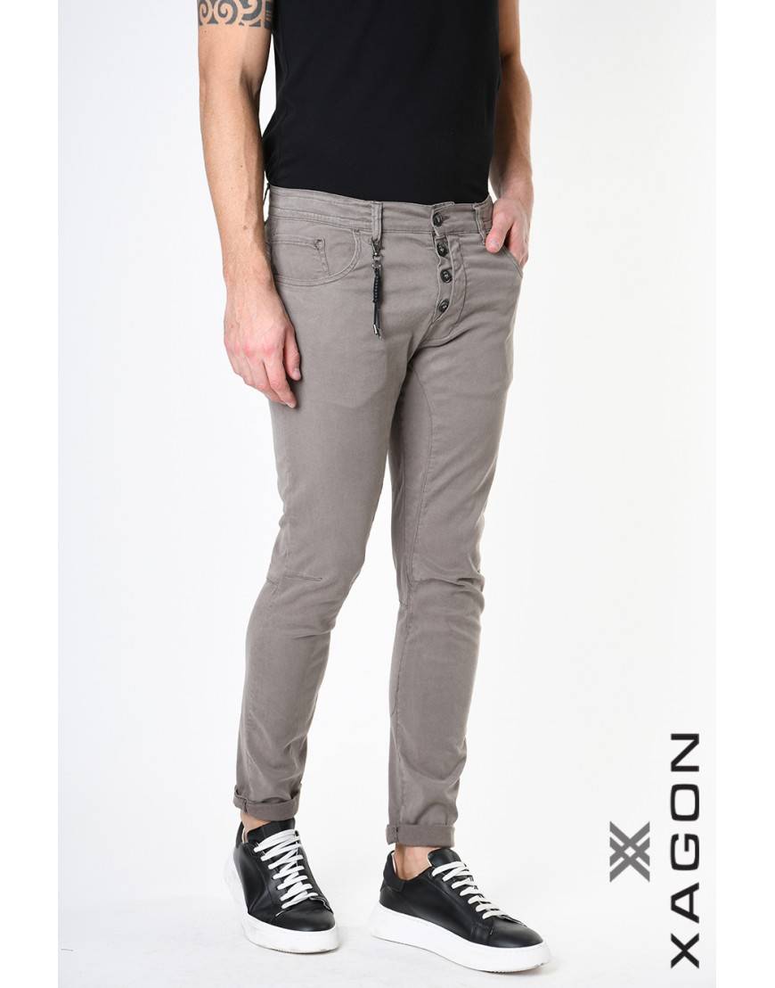 La haine inside us PANTALONE 2CR9004 Fango Comprare a buon mercato