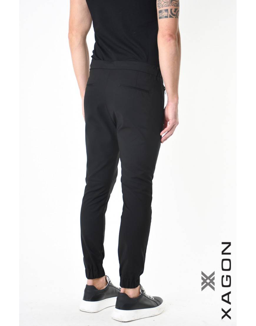 La haine inside us PANTALONE PINVEL Nero Offerta esclusiva