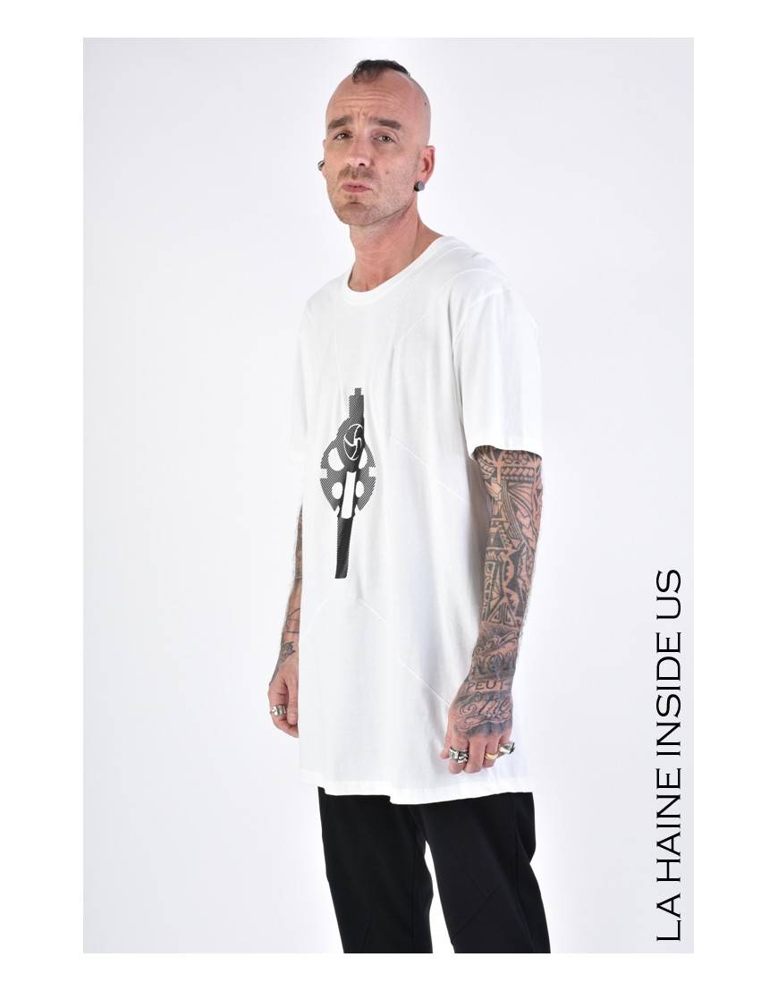 La haine inside us 3M LM035 T-SHIRT Bianco Offerta Anniversario