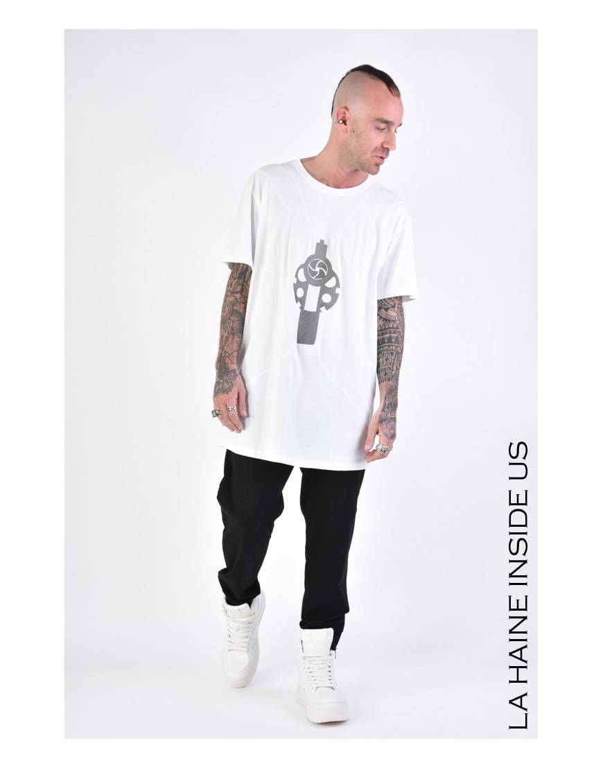 La haine inside us 3M LM035 T-SHIRT Bianco Offerta Anniversario
