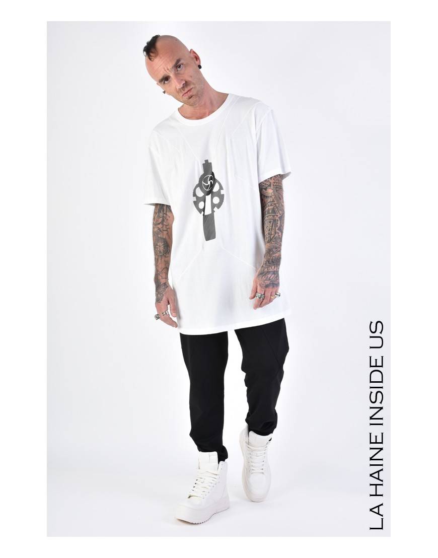 La haine inside us 3M LM035 T-SHIRT Bianco Offerta Anniversario
