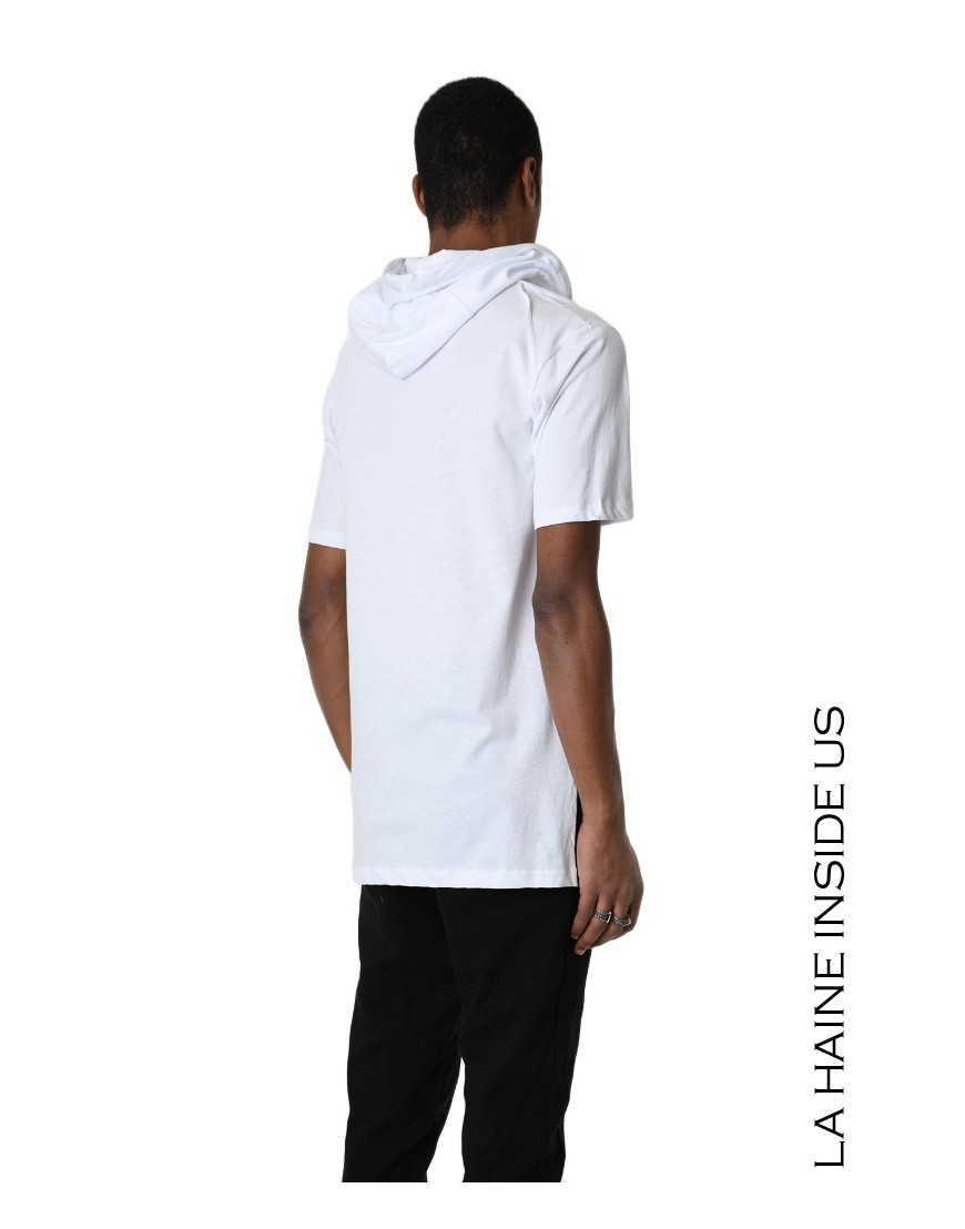 La haine inside us 3M LM131 T-SHIRT Bianco Vendita calda