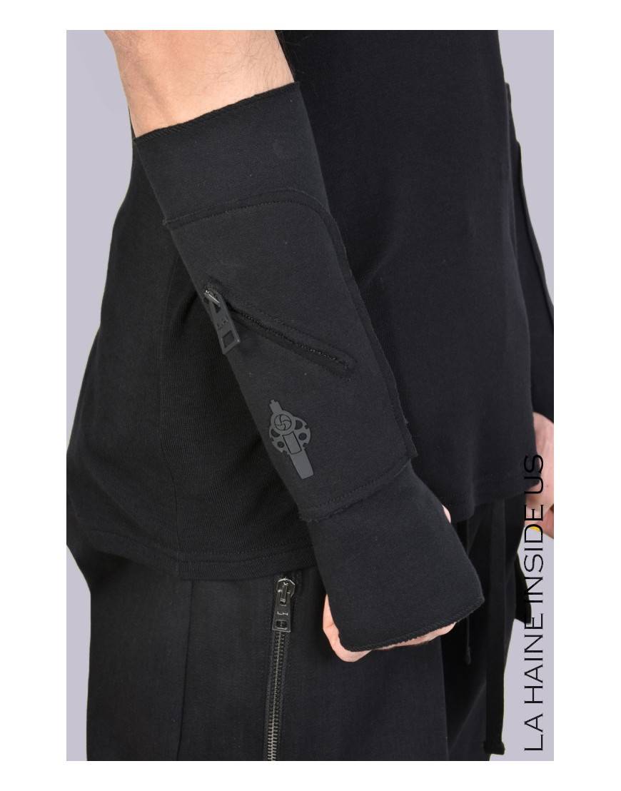 La haine inside us 3M MANDUE MANICOTTO UNISEX Nero Rilascio limitato