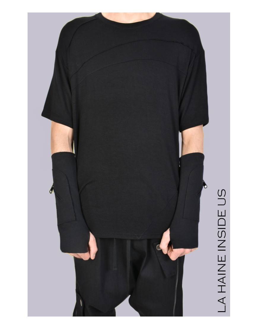 La haine inside us 3M MANDUE MANICOTTO UNISEX Nero Rilascio limitato