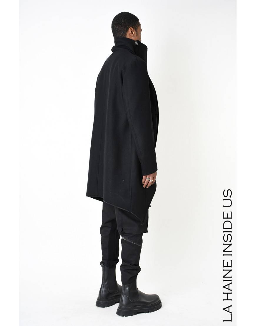La haine inside us 3P LM239 CAPPOTTO Nero Promozione temporanea