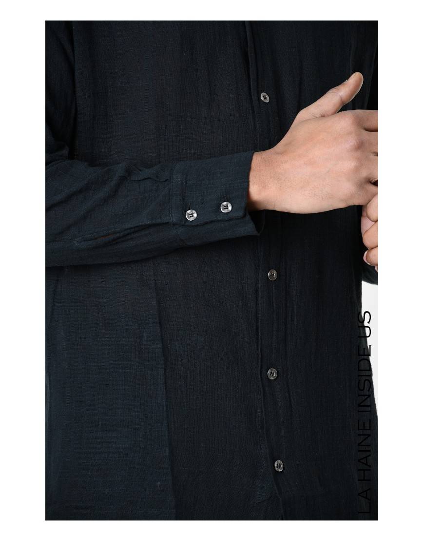 La haine inside us 3V LM114 CAMICIA Nero Fino al 65% di sconto
