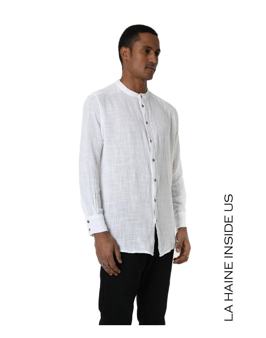 La haine inside us 3V LM118 CAMICIA Bianco Sostegno trimestrale