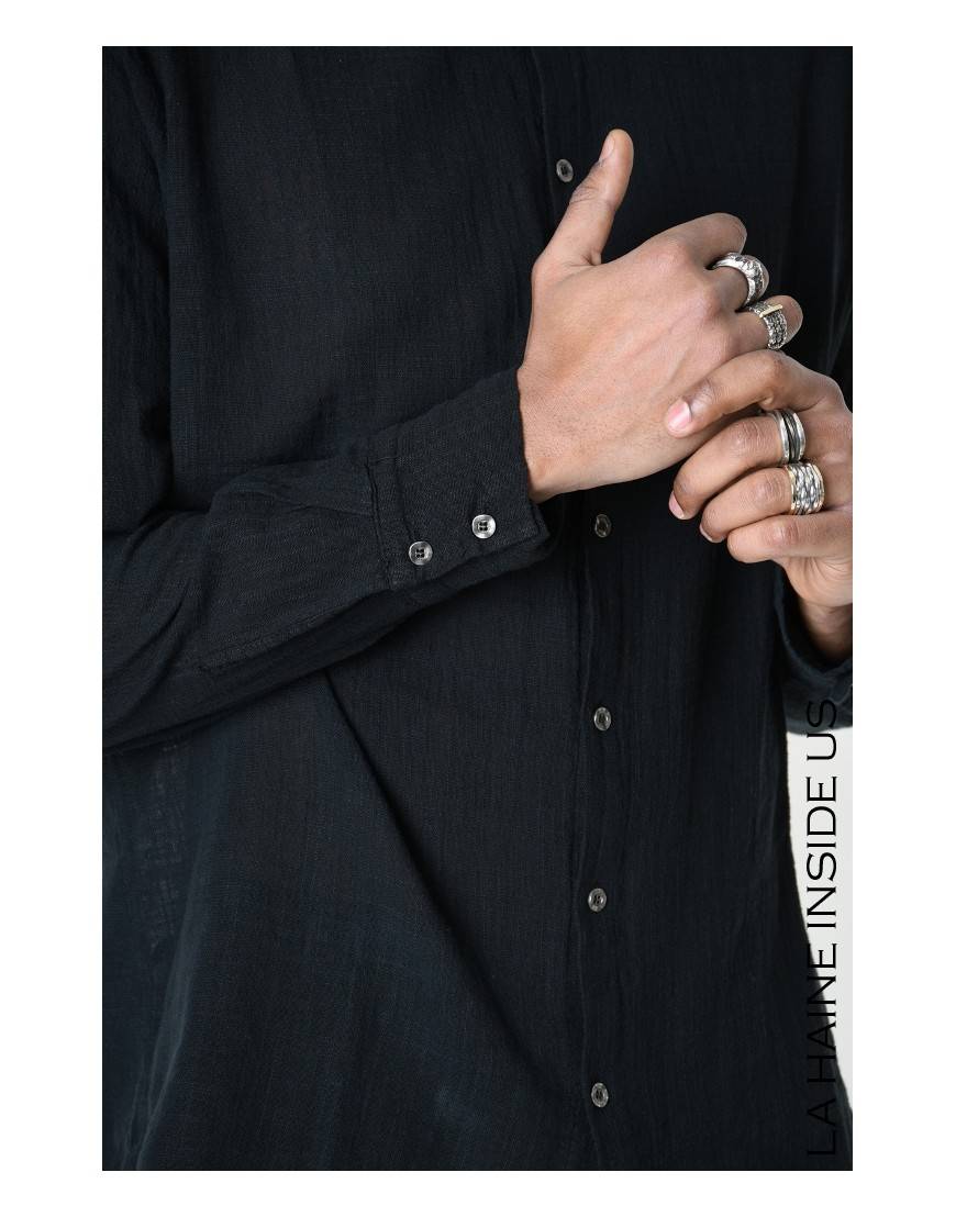 La haine inside us 3V LM118 CAMICIA Nero Fino al 55% di sconto