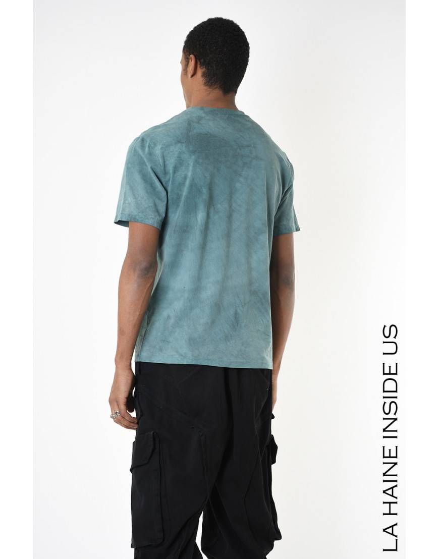 La haine inside us 3V LM234 T-SHIRT Verde Super sconto