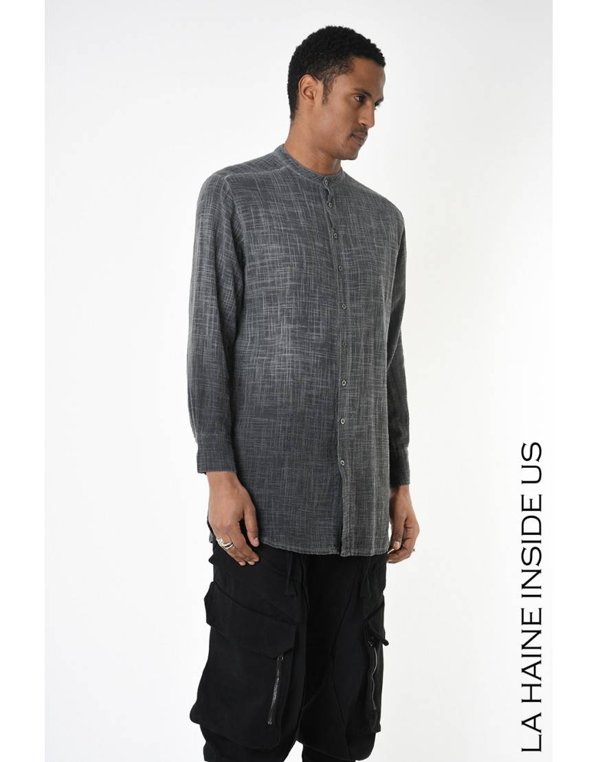 La haine inside us 3V LM236 CAMICIA Grigio 50% di sconto con spedizione gratuita