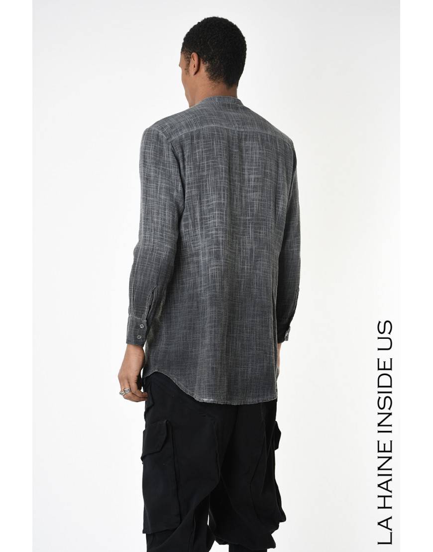 La haine inside us 3V LM236 CAMICIA Grigio 50% di sconto con spedizione gratuita