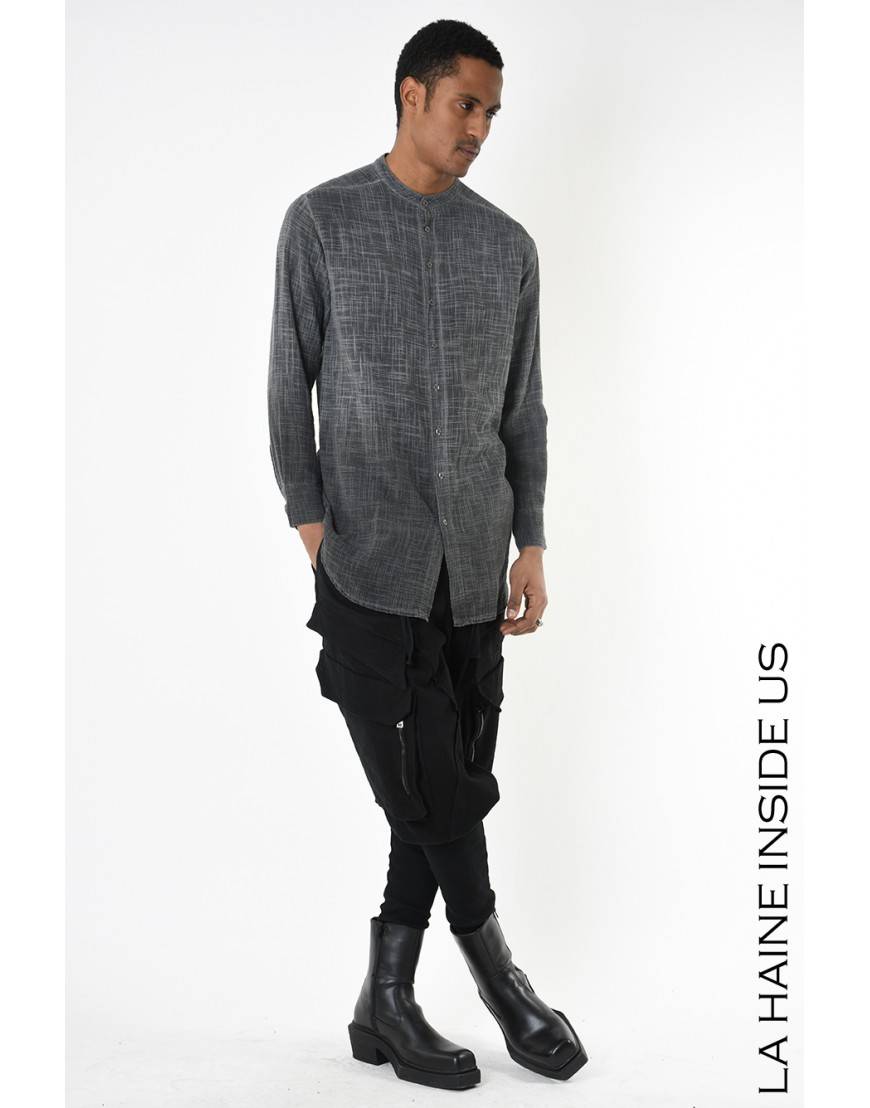 La haine inside us 3V LM236 CAMICIA Grigio 50% di sconto con spedizione gratuita