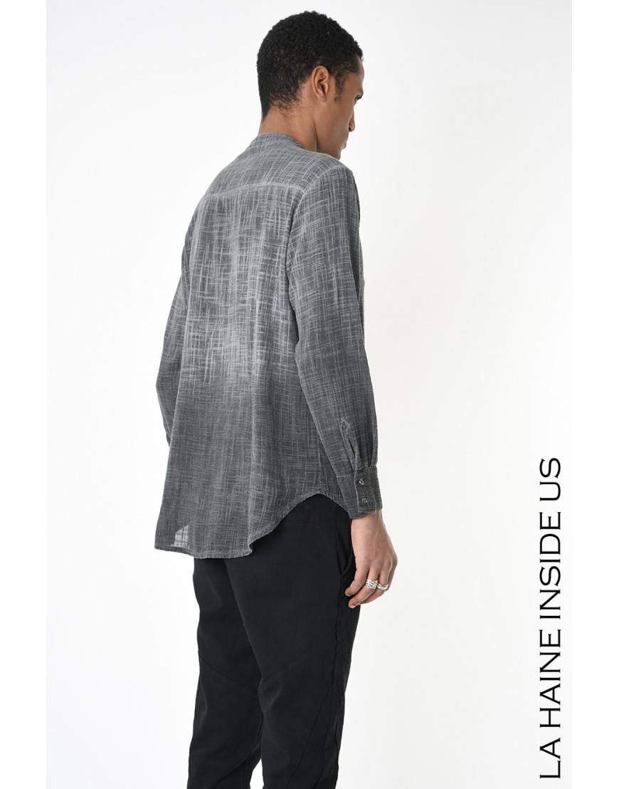 La haine inside us 3V LM237 CAMICIA Grigio Trasporto libero internazionale