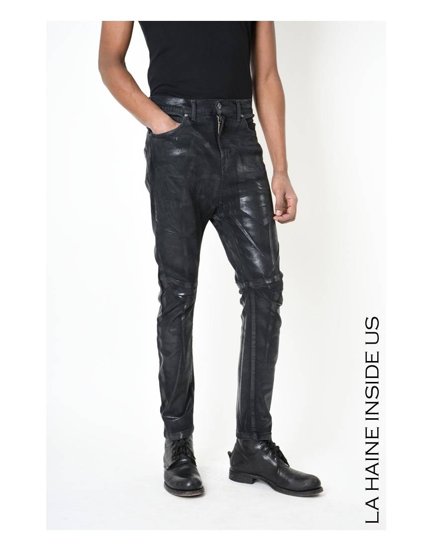 La haine inside us 3X LM219 JEANS Nero Black Friday Prezzi