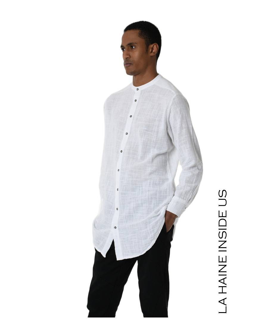 La haine inside us 3V LM113 CAMICIA Bianco Consegna Veloce