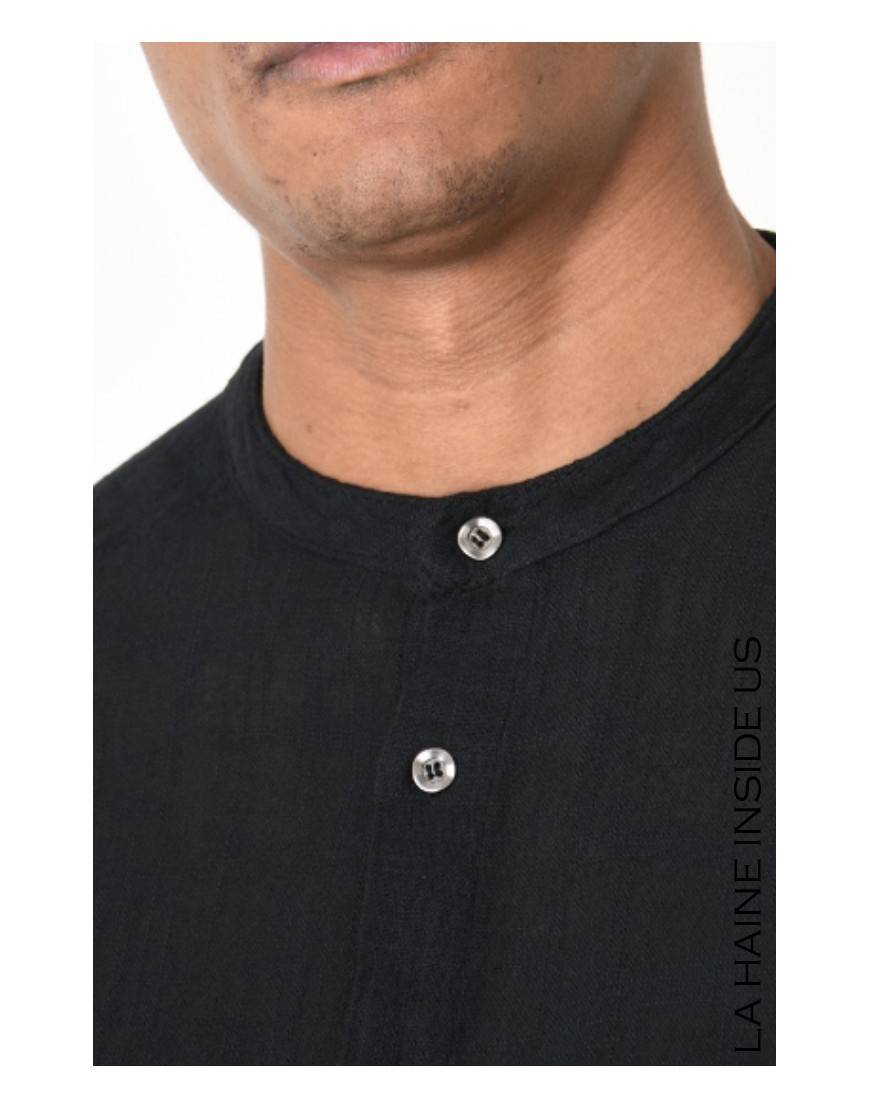 La haine inside us 3V LM113 CAMICIA Nero Promozione Limitata