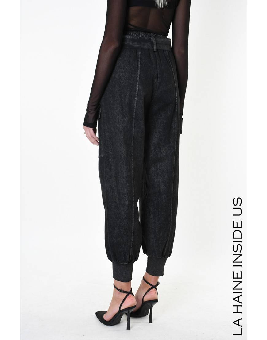 La haine inside us 4B LW880 PANTALONE UNISEX D Nero Convenienza