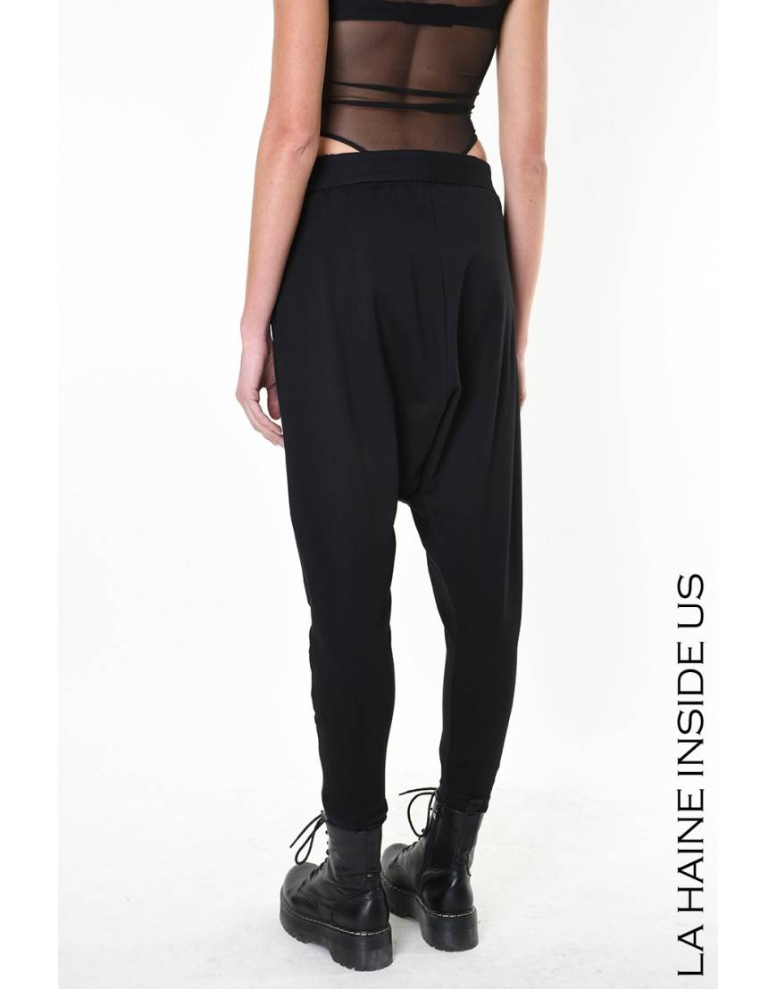 La haine inside us 4B LW931 PANTALONE Nero In Vendita