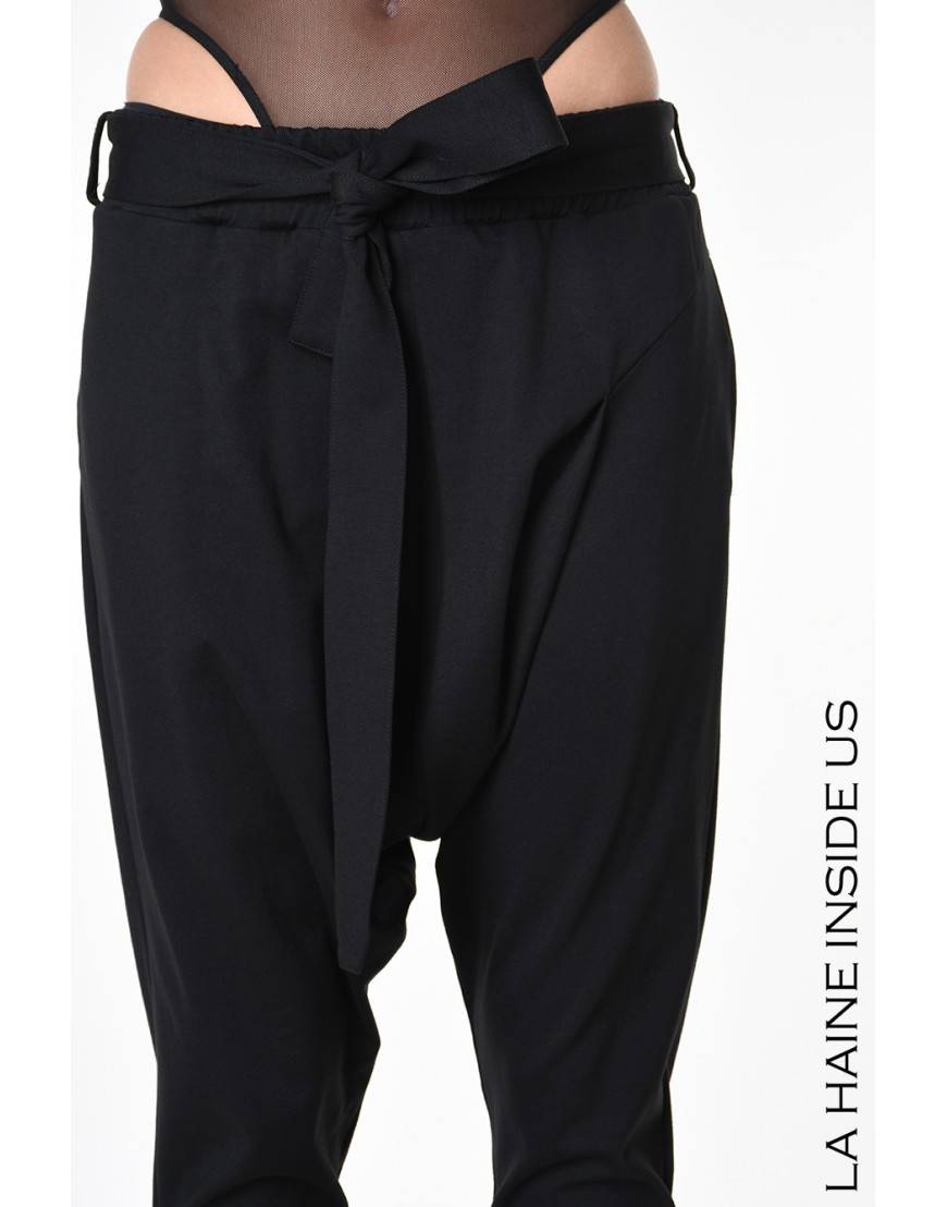 La haine inside us 4B LW931 PANTALONE Nero In Vendita