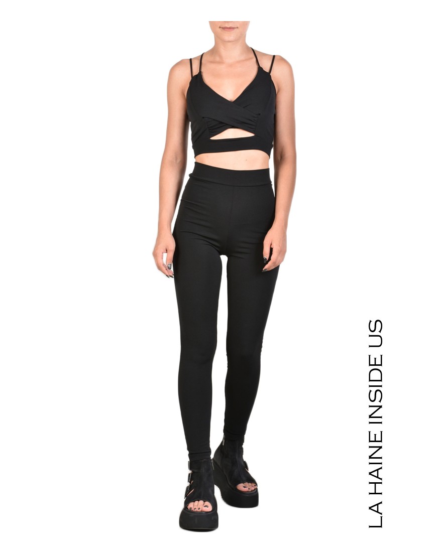 La haine inside us 4J LETTY LEGGINGS Nero Offerte
