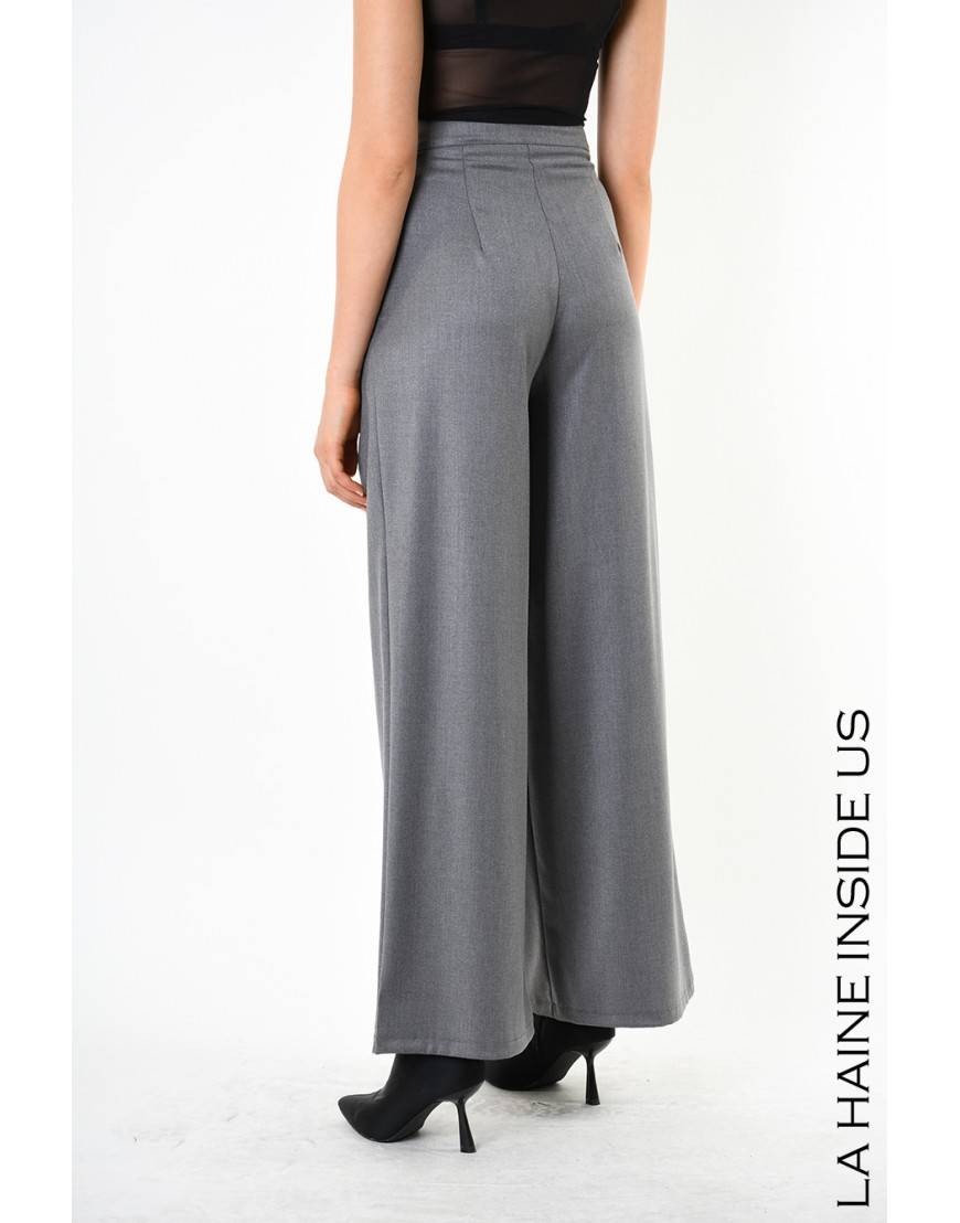 La haine inside us 4B LW829 PANTALONE Grigio Moda
