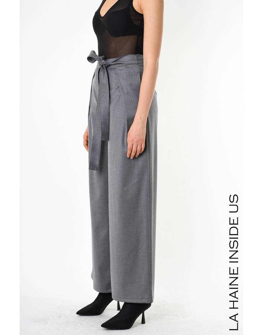 La haine inside us 4B LW829 PANTALONE Grigio Moda