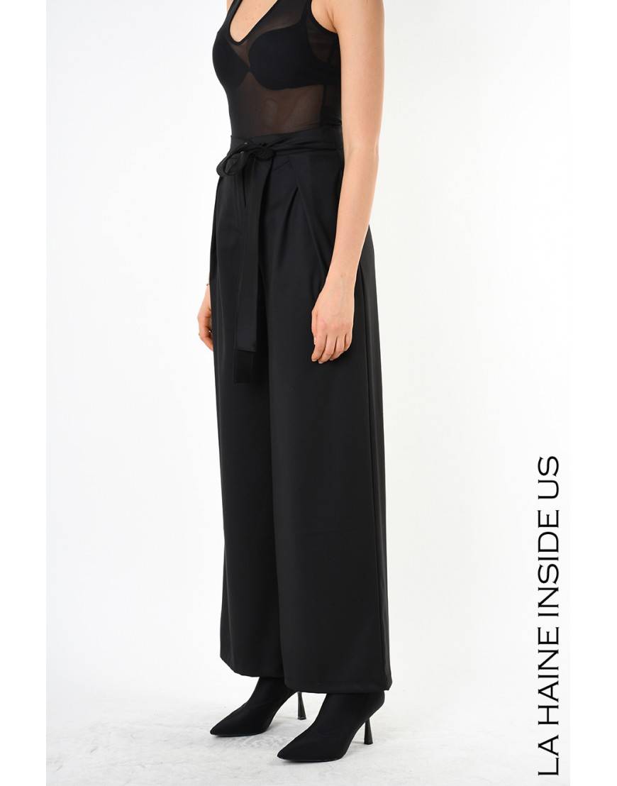 La haine inside us 4B LW829 PANTALONE Nero Spedizione gratuita