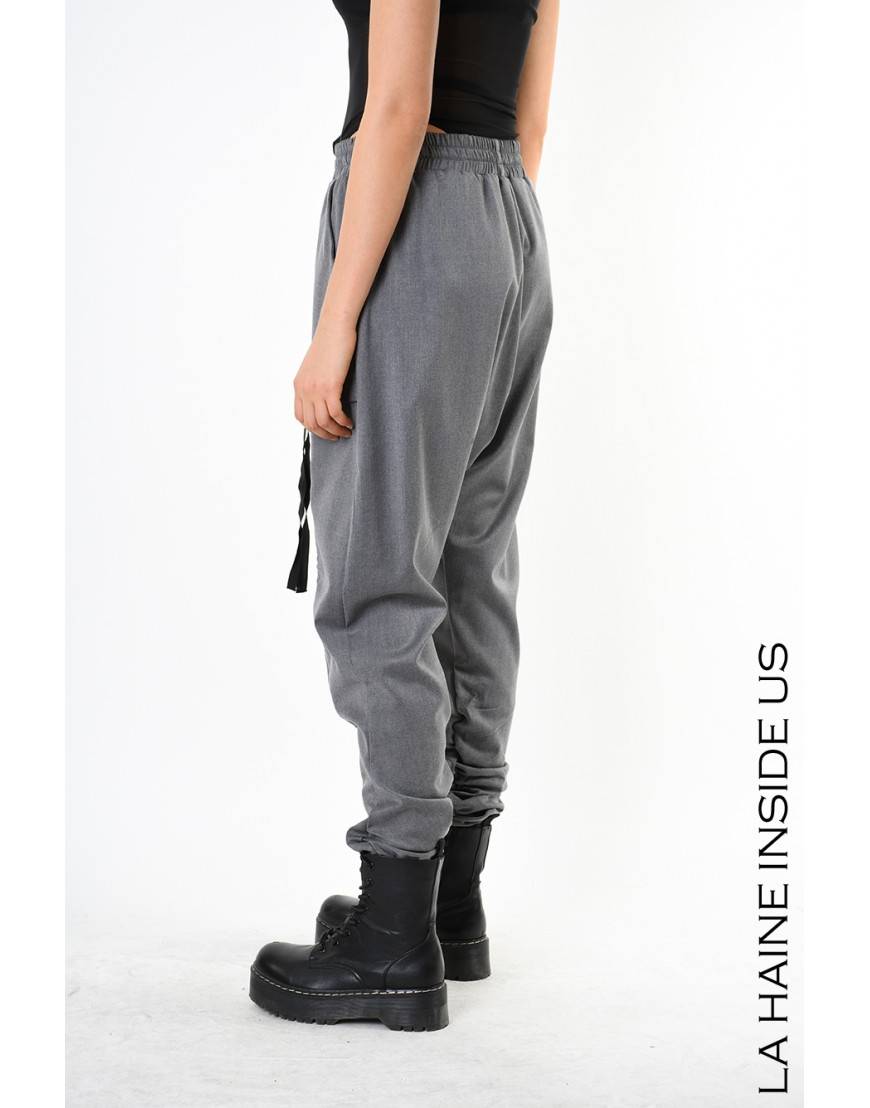 La haine inside us 4B LW836 PANTALONE Grigio Prezzo di fabbrica