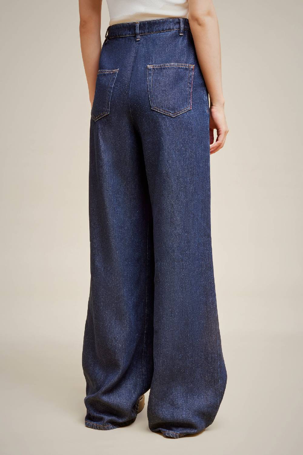 Liviana Conti WIDE-LEG JEANS S4LL4SY86Z83-0.27 Vendita Economica