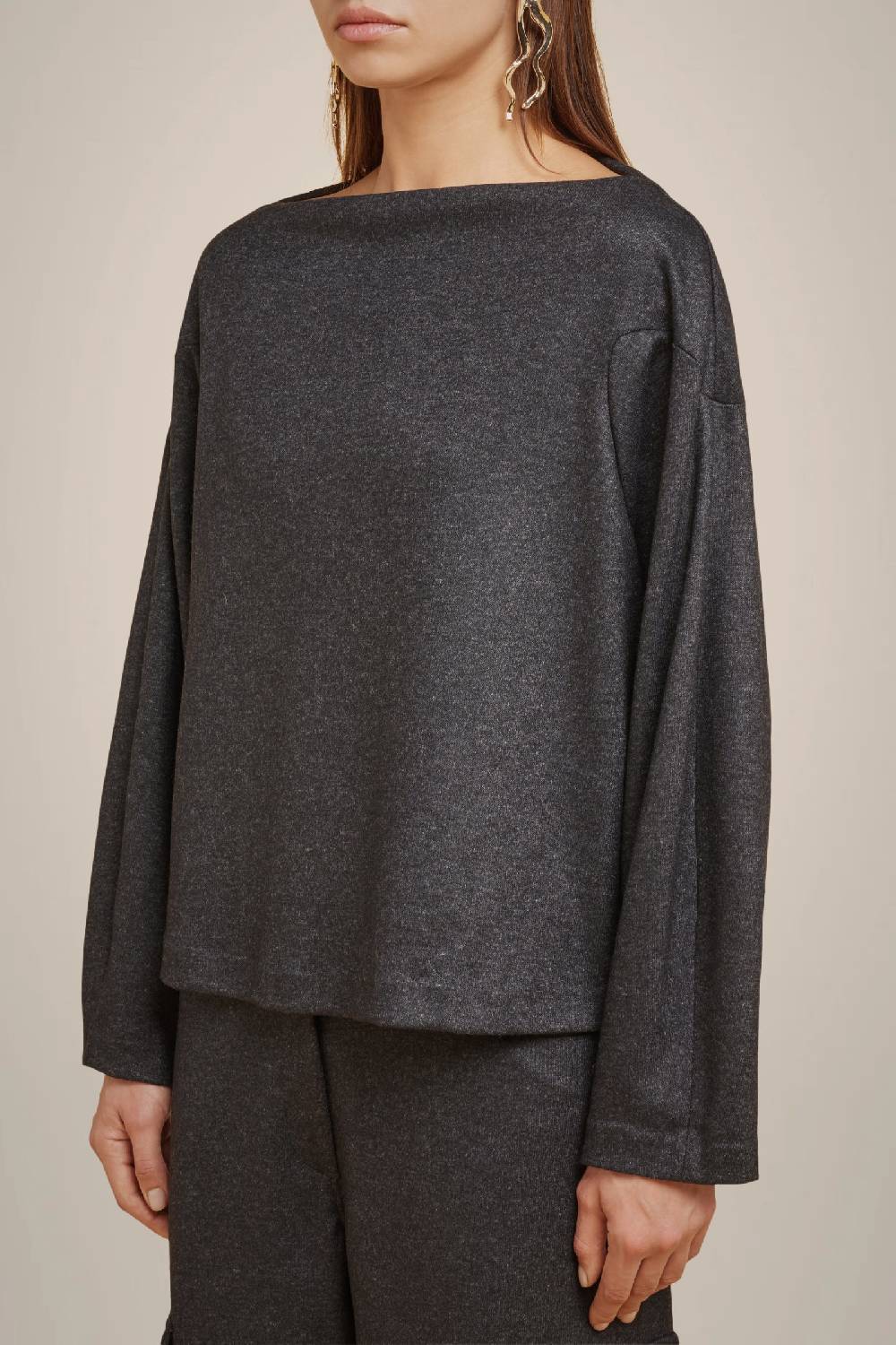 Liviana Conti BLUSA PANNO CASHMERE W4FF4WN06Y49-0.38 Novità