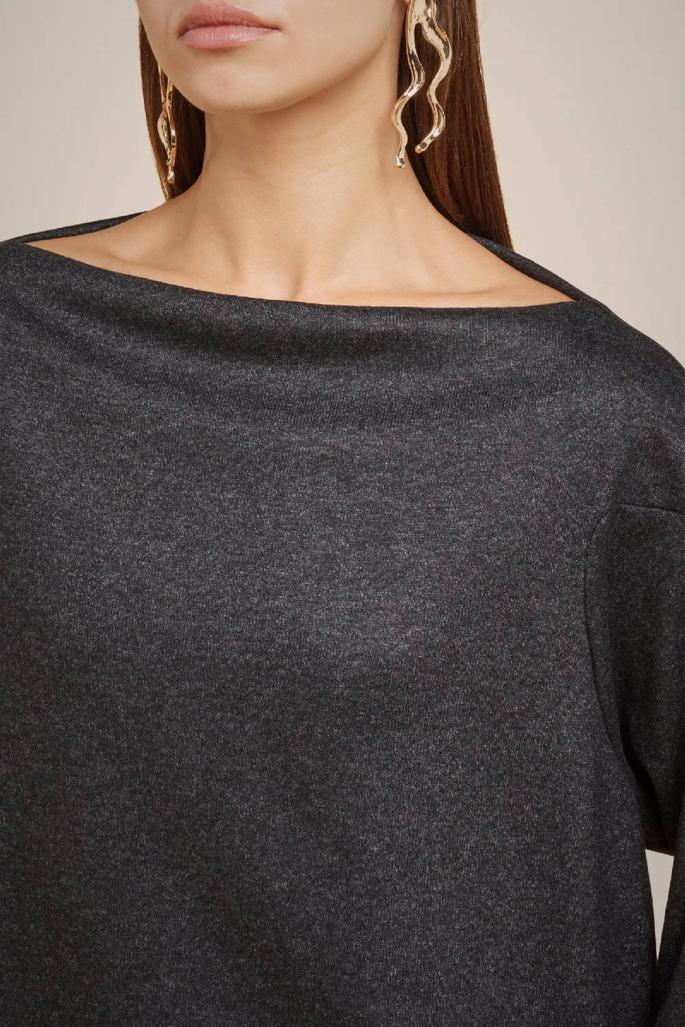 Liviana Conti BLUSA PANNO CASHMERE W4FF4WN06Y49-0.38 Novità