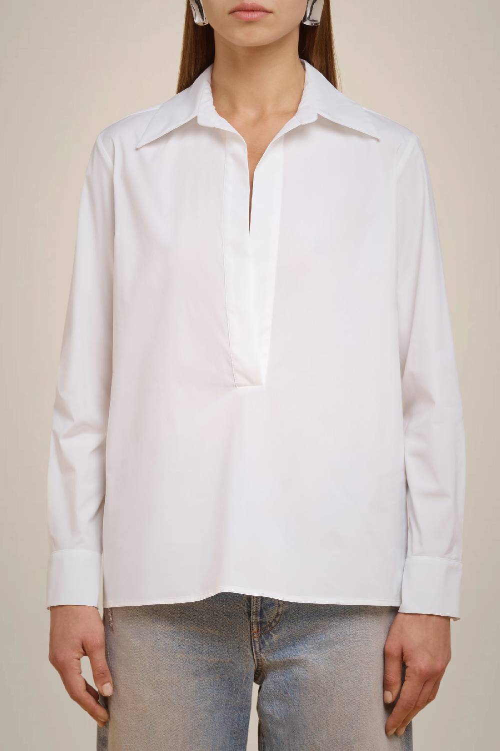 Liviana Conti BLUSA TELA DI COTONE W4FF4WK08A01-0.38 Grande vendita