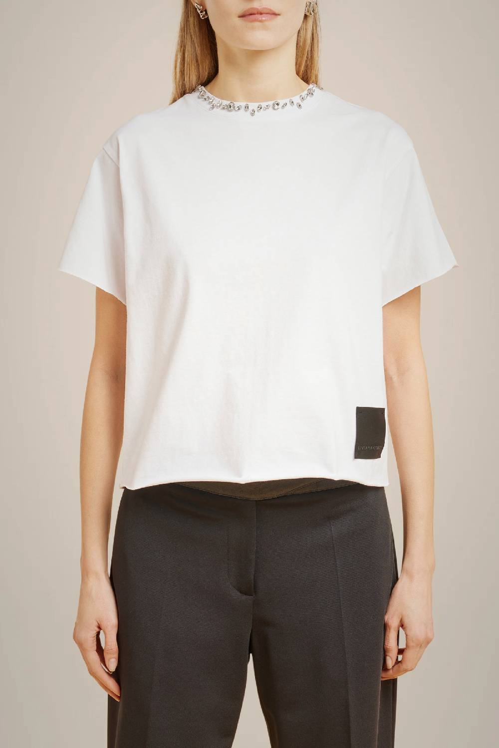 Liviana Conti T-SHIRT CON STRASS W4LL4WW60A01-0.XS Flash Sale