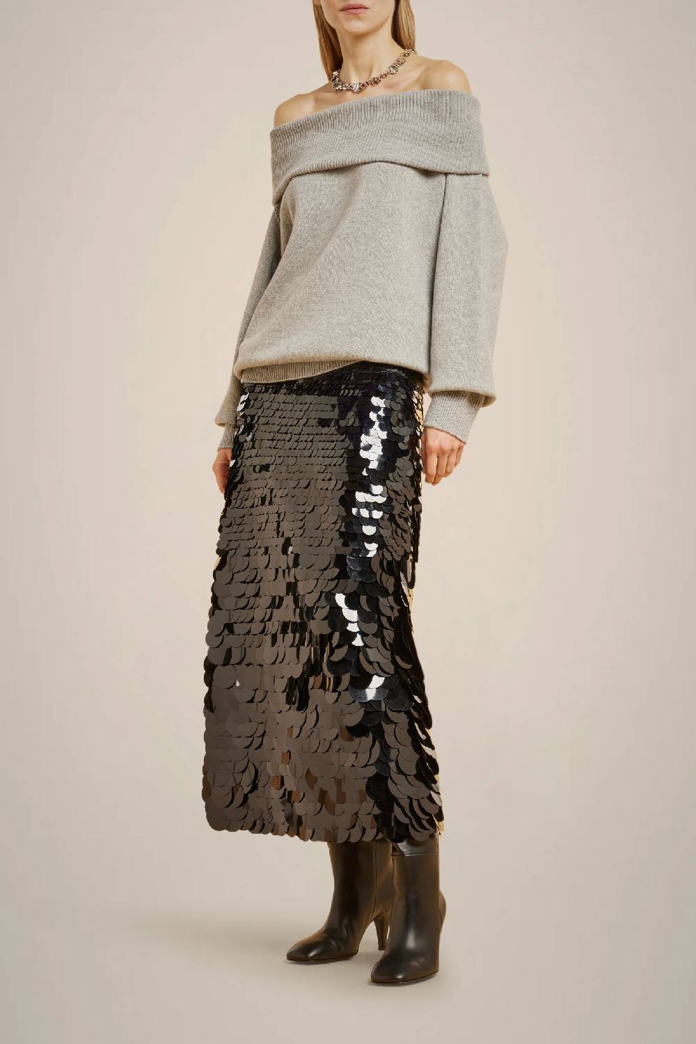 Liviana Conti MAGLIA SPALLA SCOPERTE IN CASHMERE RICICLATO W4LL4WC12X47-0.XS Shopping online