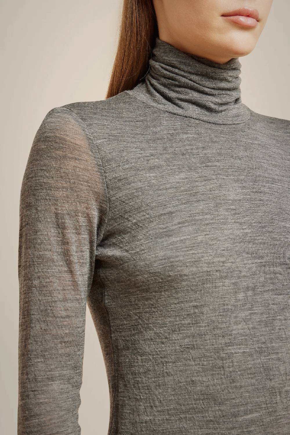 Liviana Conti T-SHIRT COLLO ALTO MISTO LANA W4LL4WH40X92-0.XS Vendite stagionali