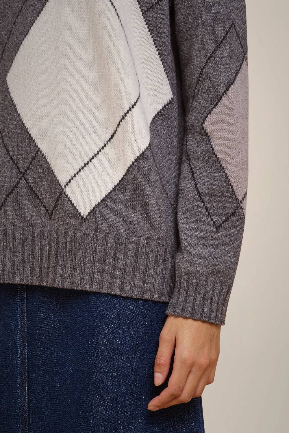 Liviana Conti MAGLIA A ROMBI W4FF4WC39RMB44.XS Offerta natalizia