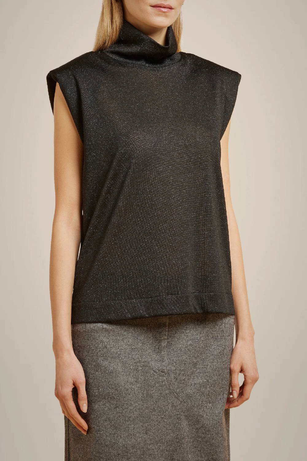Liviana Conti TOP IN JERSEY LUREX W4LL4WQ03LRX-Y.38 Offerta Giorno del Papà