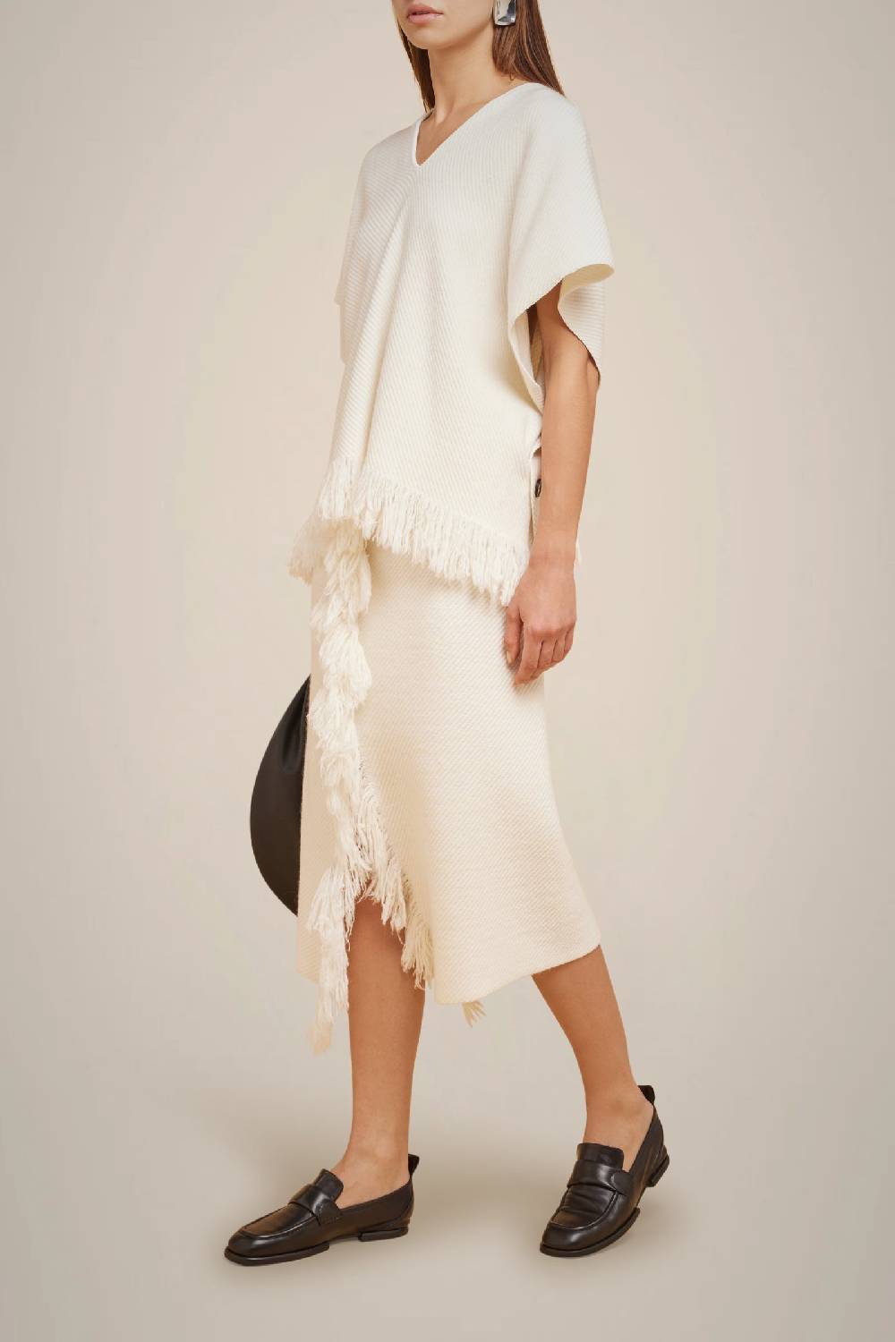 Liviana Conti GILET CON FRANGE W4FF4WB33A08-1.XS Sostegno trimestrale