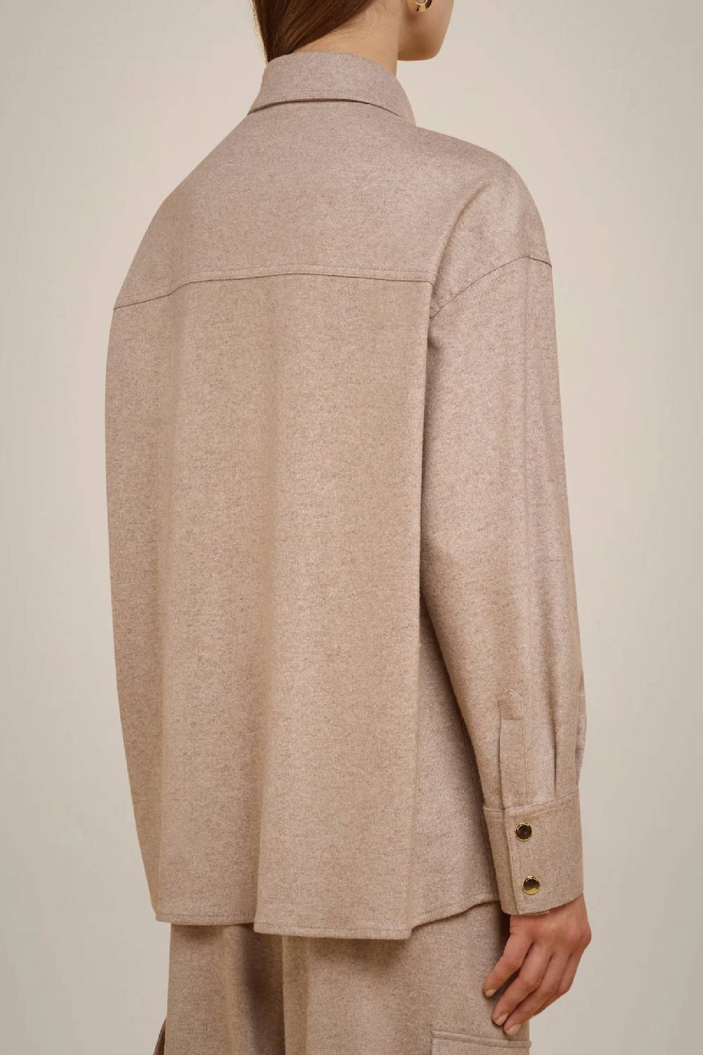 Liviana Conti CAMICIA IN PANNO CASHMERE W4FF4WN20W69-0.38 Nuovo