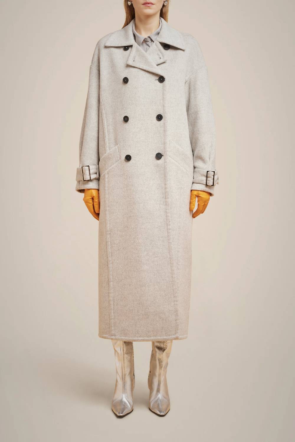 Liviana Conti CAPPOTTO DOPPIOPETTO 100% LANA W4FF4WW53X47-0.38 Vendita