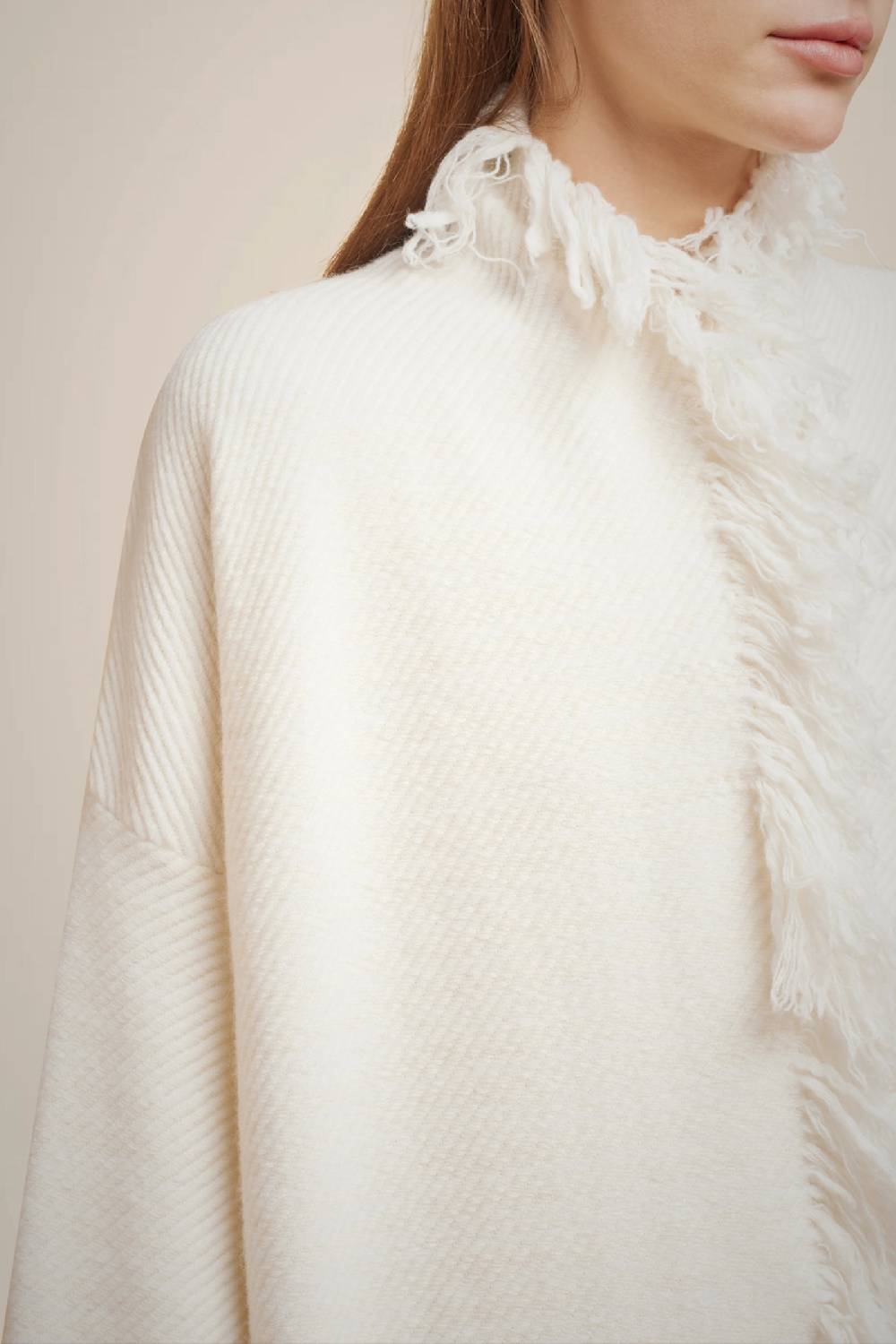 Liviana Conti CAPPOTTO CON FRANGE W4FF4WB32A08-1.XS Soddisfazione Garantita