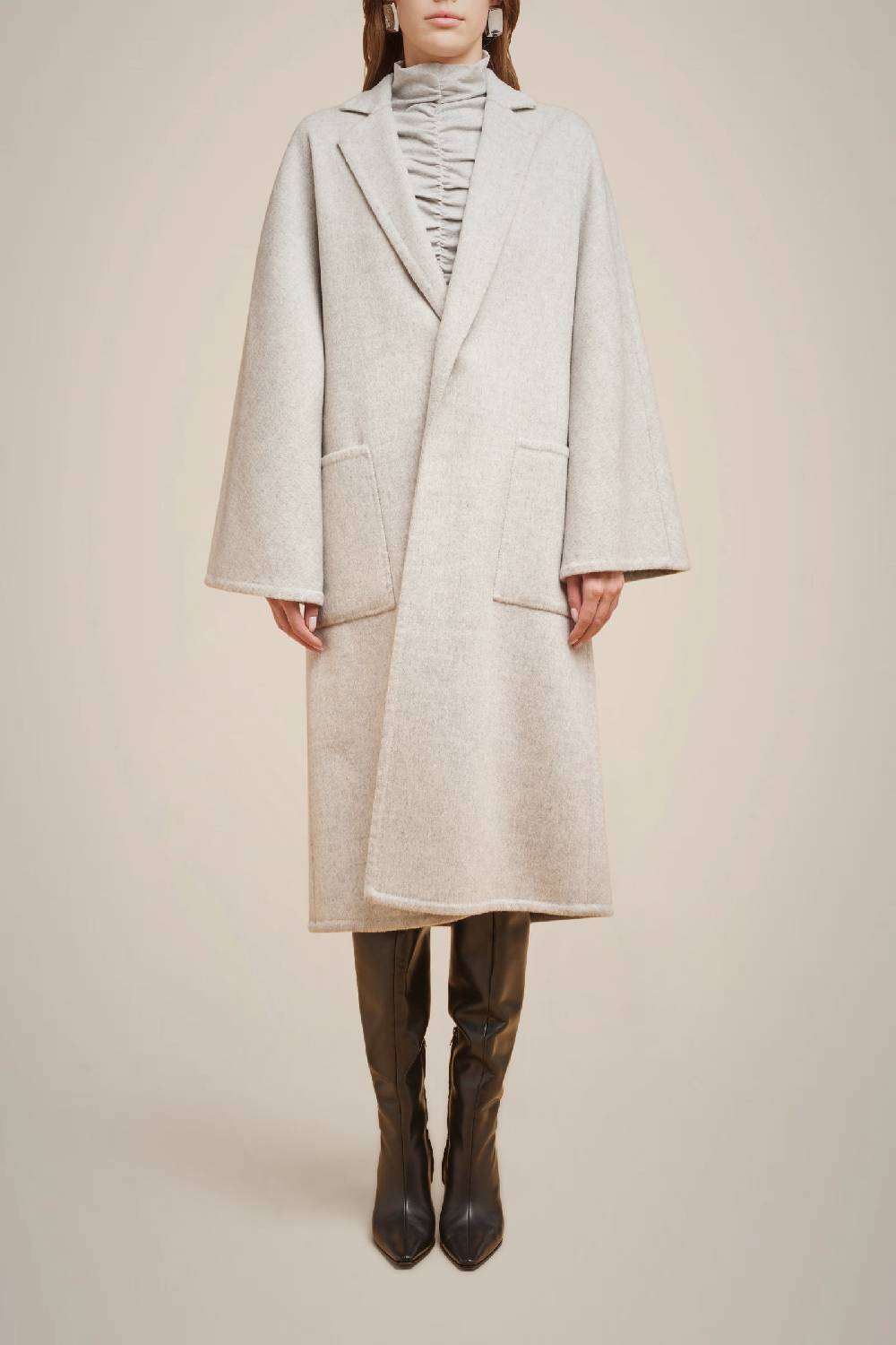 Liviana Conti CAPPOTTO MONOPETTO 100% LANA W4FF4WW52X47-0.40 Qualità Garantita