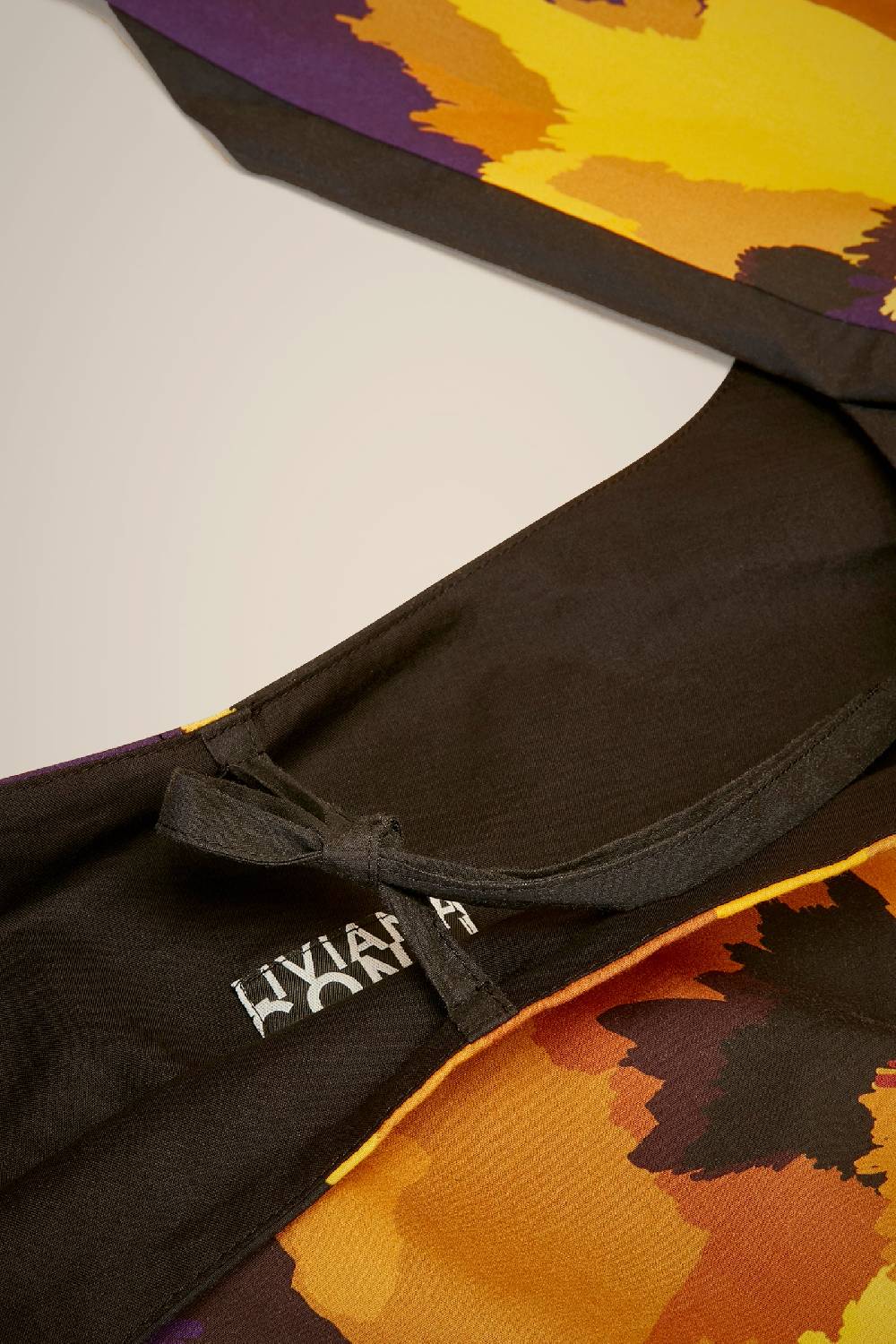Liviana Conti BORSA TELA STAMPATA S4AA4SA90FIOR6.NR Sostegno trimestrale