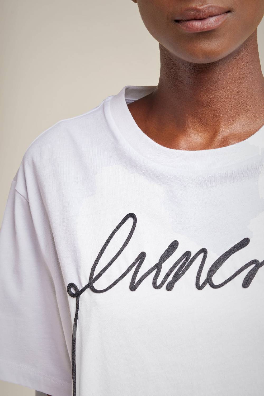 Liviana Conti T-SHIRT RICAMO S4LL4SW82A01-0.XS Spedizione Gratuita
