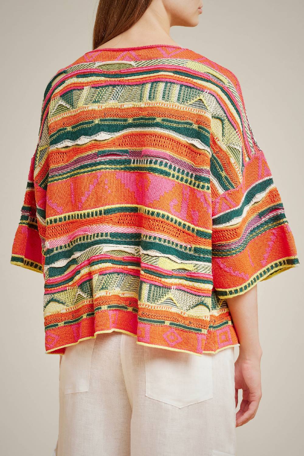 Liviana Conti MAGLIA MULTICOLOR S4LL4SC4018MLT.XS Offerta Giorno del Papà
